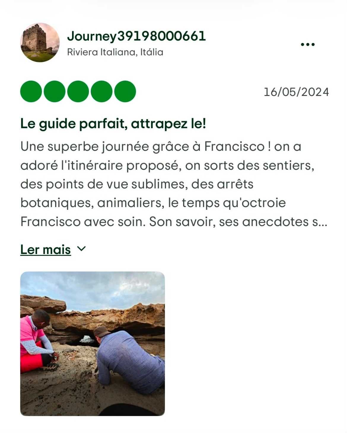 Tour guide and visitor exploring coastal rock formations on Sal Island during a private tour, Cape Verde